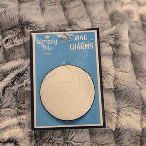 Simply Southern White Tote Charm